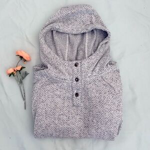 Women's Gray Hooded Sweater - Size M
